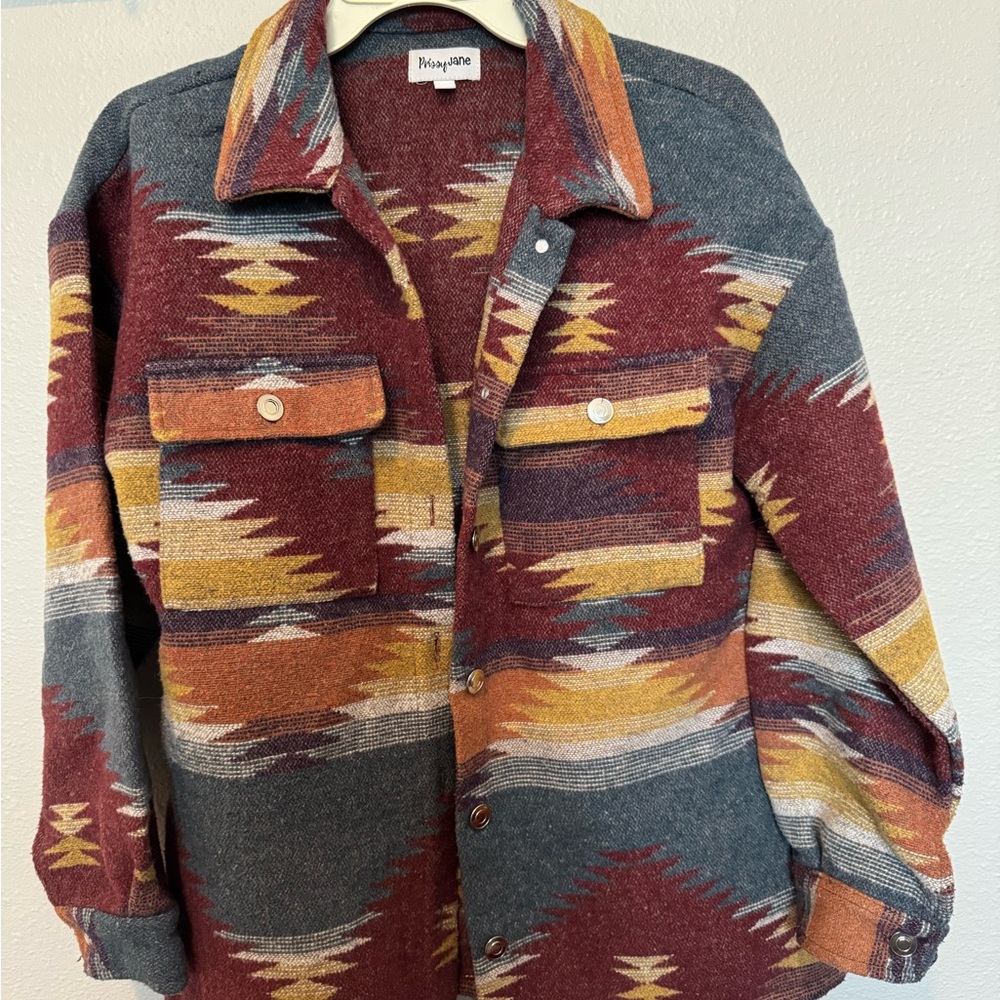 Aztec Southwestern Shacket